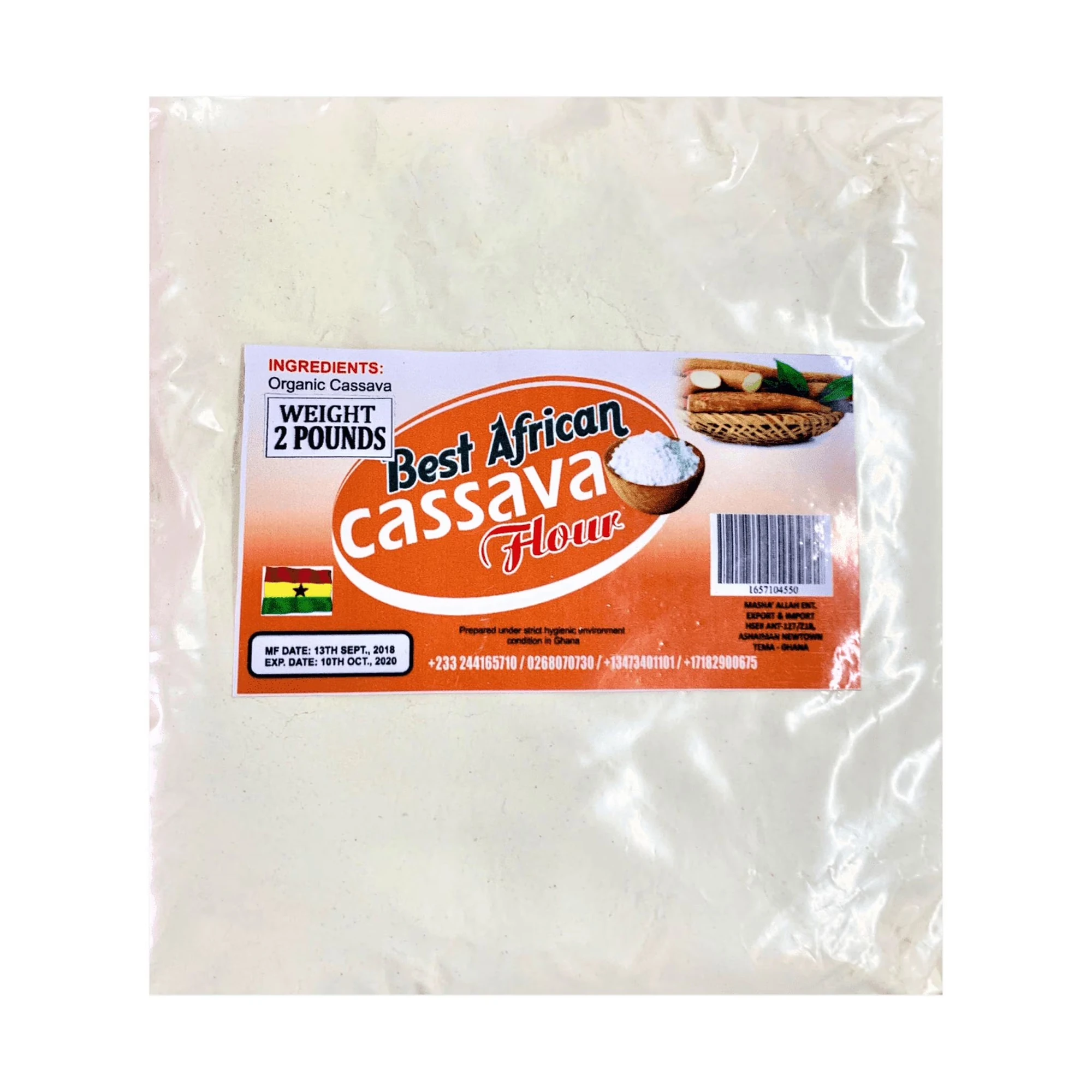 Traditional Cassava Fufu Flour