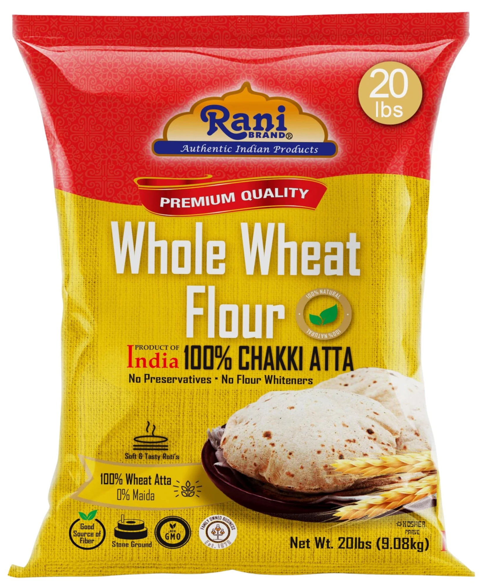 Traditional Chapati Wheat Flour