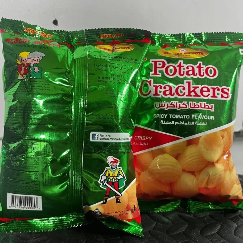 Bombay Sweets Potato Crackers