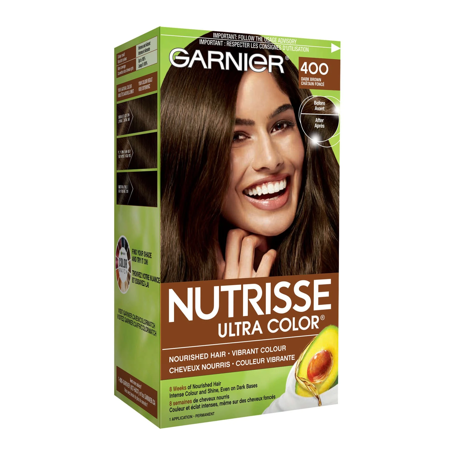 Garnier Nutrisse Dark Brown Hair Colour
