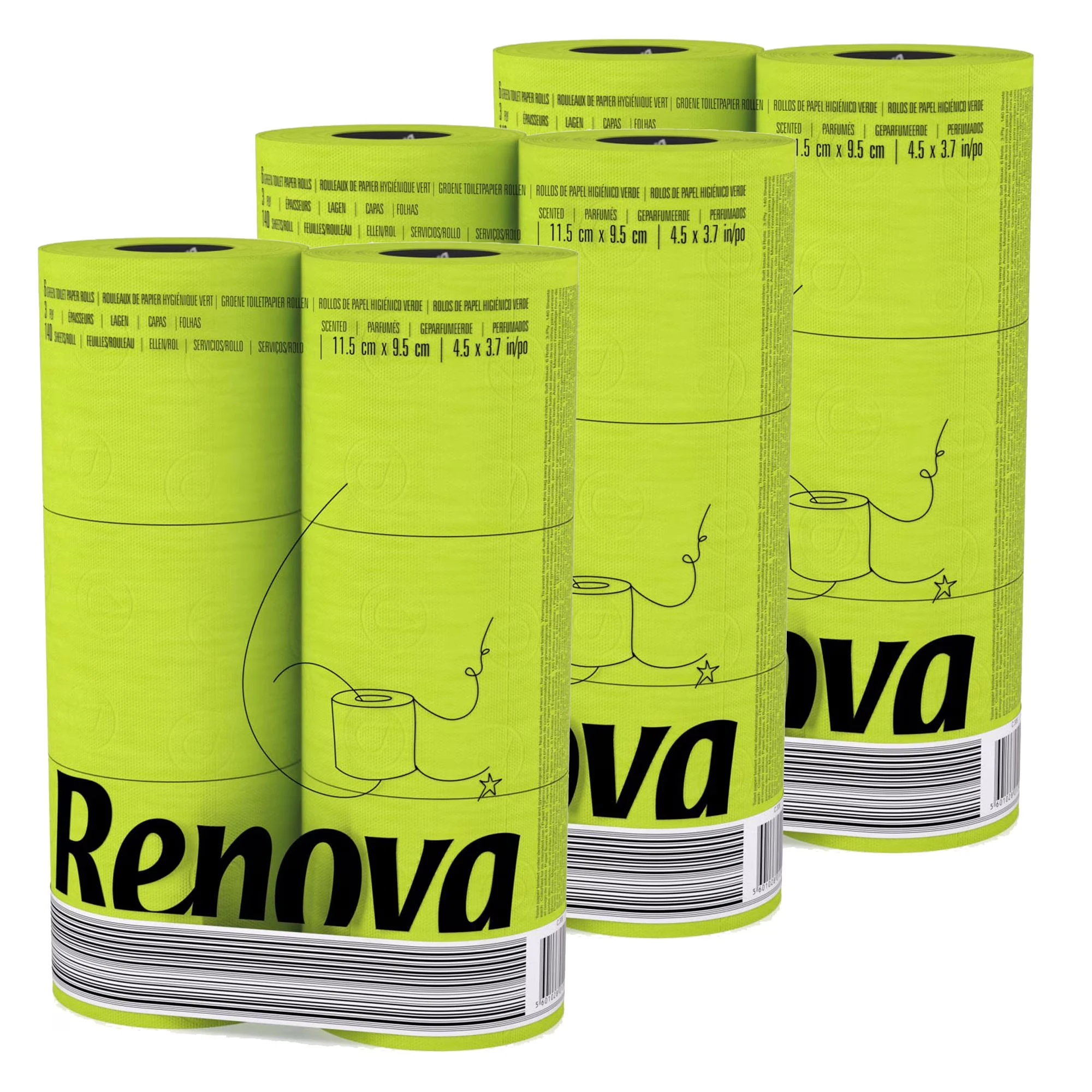 Renova Toilet Paper 12 Rolls