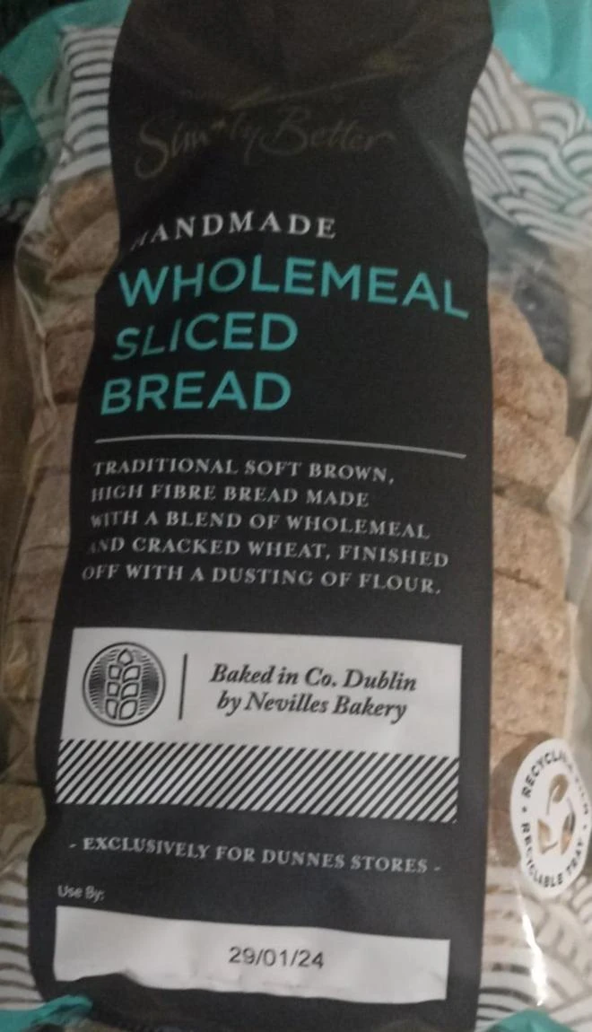 Wholemeal Sliced Bread