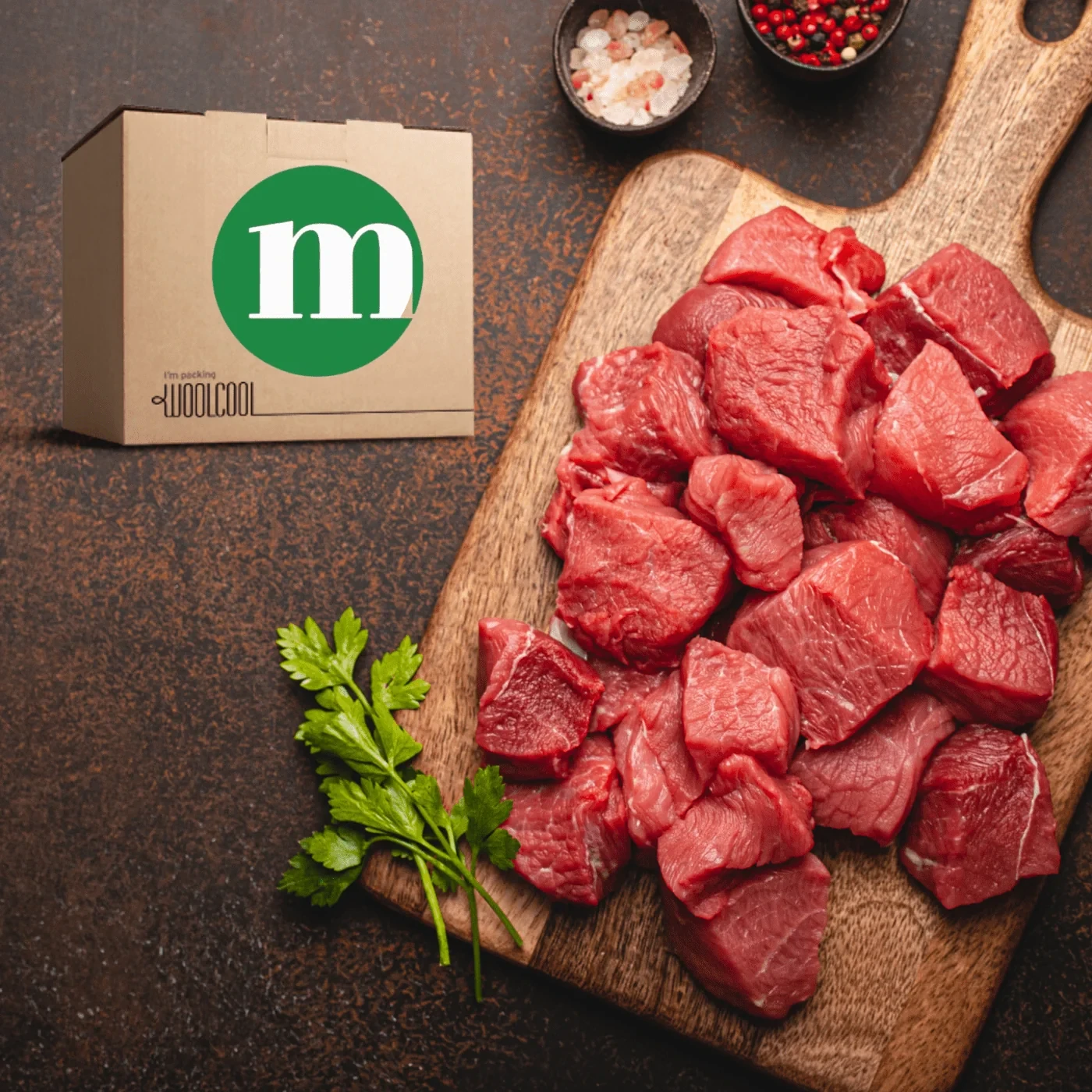 Fresh Halal Mutton Cubes