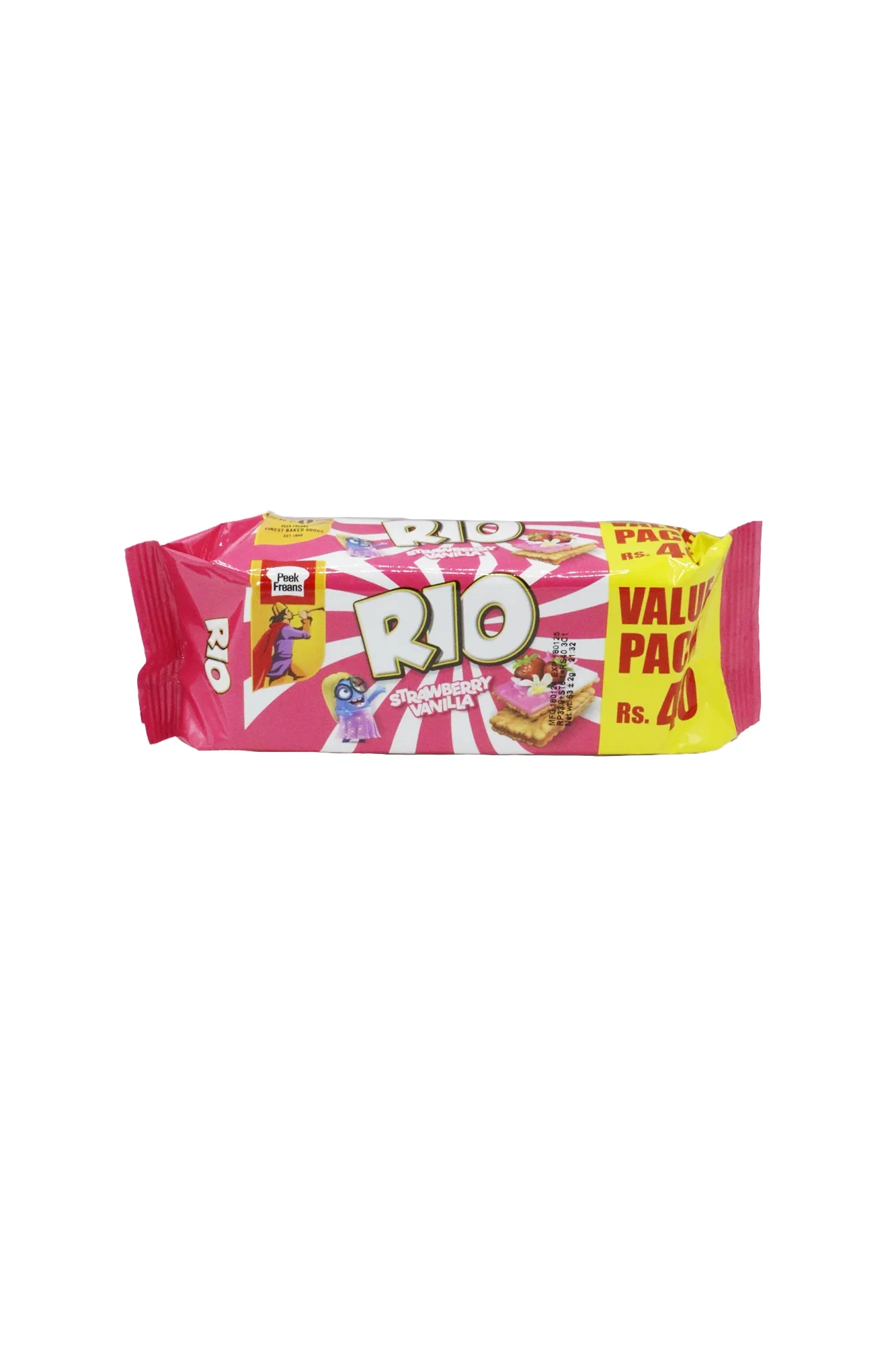 Peek Freans Rio Strawberry Biscuits